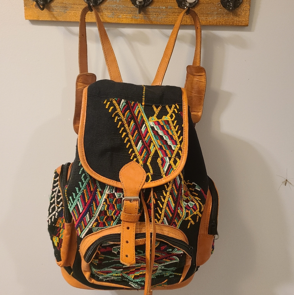 Embroidered Boho Nicaraugua Backpack 🎒
